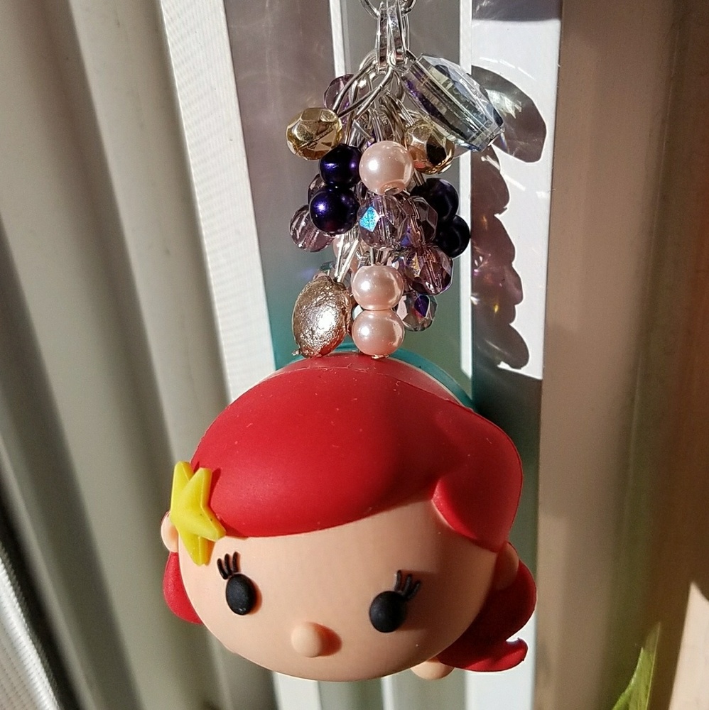 Ariel Little Mermaid Tsum Tsum keychain